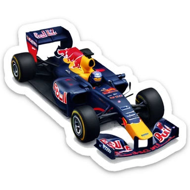 red bull formula 1 car sticker