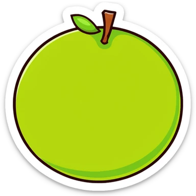lime fruit sticker