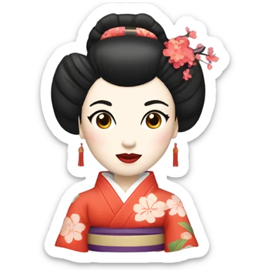 Geisha sticker