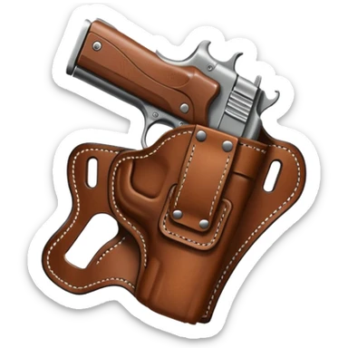 Gun Holster without gun sticker