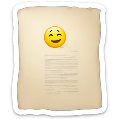 contract paper sticker