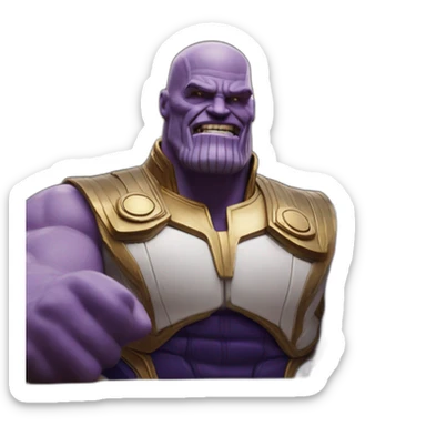 Risitas as thanos sticker