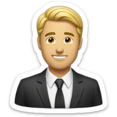 The best man sticker