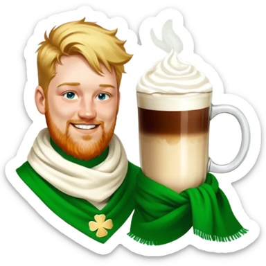 Irish Coffee sticker