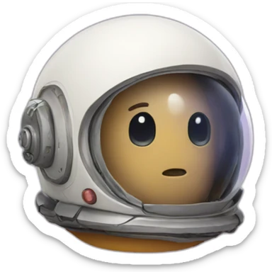 space biscuit with helmet sticker
