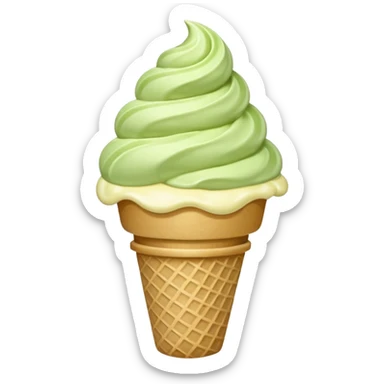 pistaccio ice cream sticker