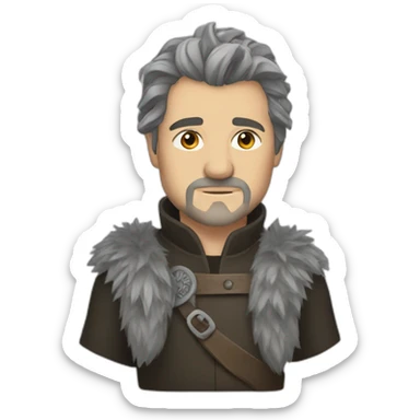 House of stark sticker