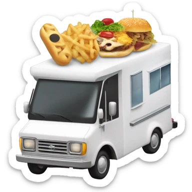 Toyota 2027 mini limousine food truck  sticker