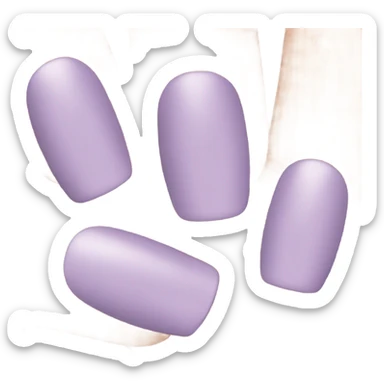 light purple nail color sticker