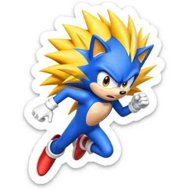 Super sonic sticker