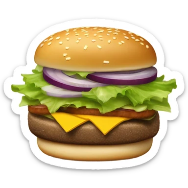 big mac from mcdonald’s  sticker