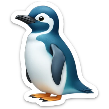 Blue Penguin sticker