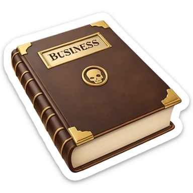 a book with a title "business-oriented intro" sticker