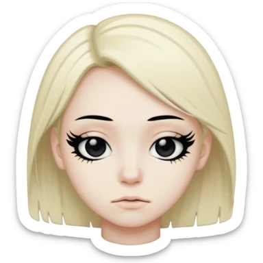 emo kid saying 67 sticker