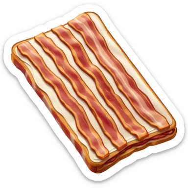 packaged bacon sticker