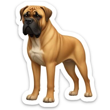 Bullmastiff Dog Breed Full Body sticker