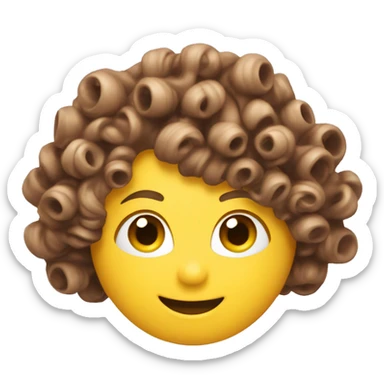 a plastic curler sticker