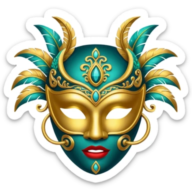 Dance Story Mask sticker