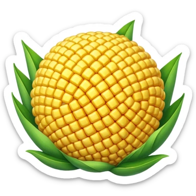 Make a corn but a ball sticker