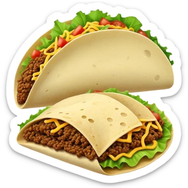 Taco sticker