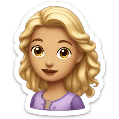 Fille magnifique  sticker