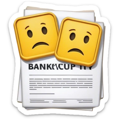 Bankruptcy – Legal process for individuals or businesses unable to repay debts.
 sticker