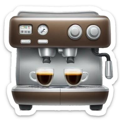espresso machine  sticker