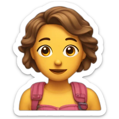 chica guapa sticker