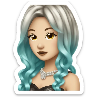 siren hime gyaru, fins ears sticker