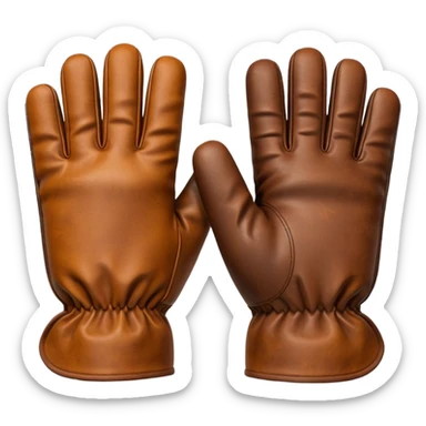 gloves gardening with dirt sticker