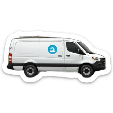 sprinter van WITH AMAZON LOGO sticker