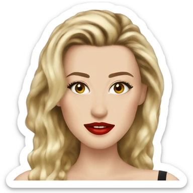 Amber Heard sticker