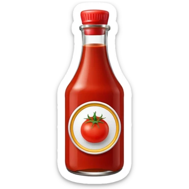 sauce bottle  sticker