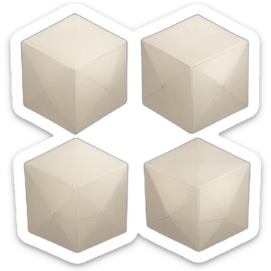 platonic solids sticker