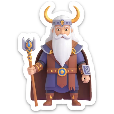 Norse god sticker