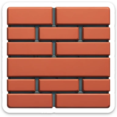 one brick view from above sticker