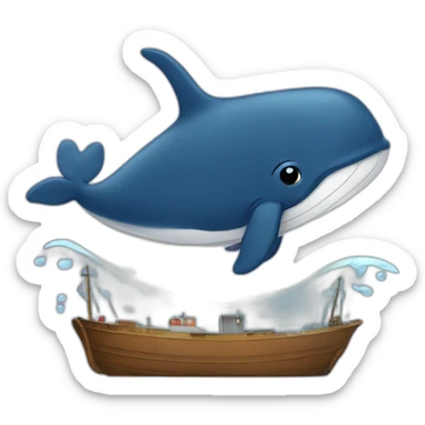 The Docker's whale sticker