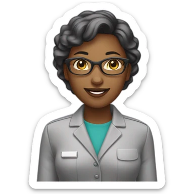 empreendedor de alimentação feminino sticker