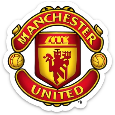 logo Manchester united  sticker