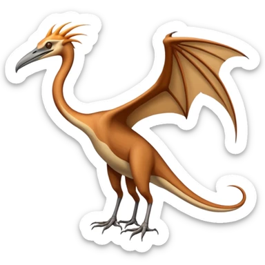 Make a quetzalcoatlus accurate  sticker