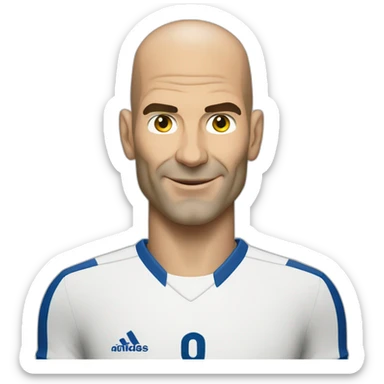 Zinedine Zidane  sticker