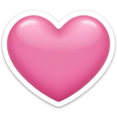 Coração rosa sticker