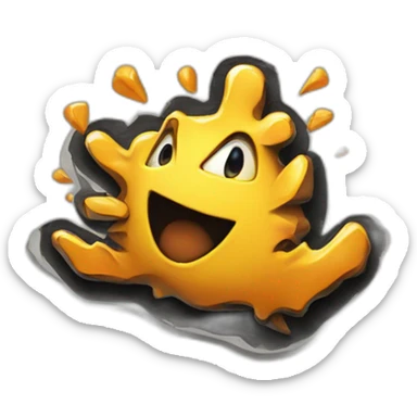 graffiti of the words "good game" sticker