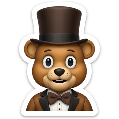 Freddy fazbear sticker