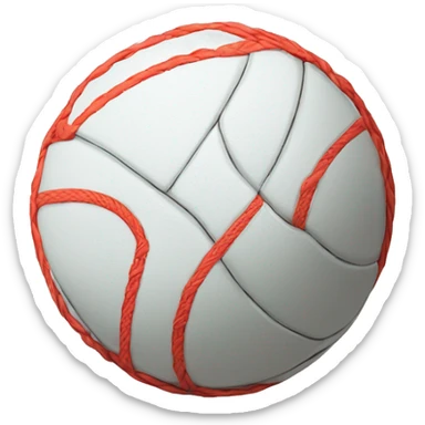 netball ball sticker