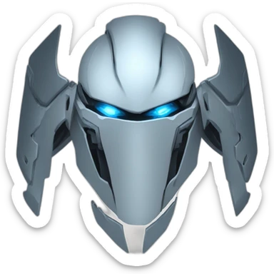 futuristic Phantom Infiltration armored breastplate ghost effect sticker