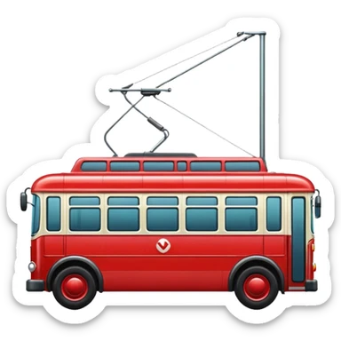 trolleybus sticker