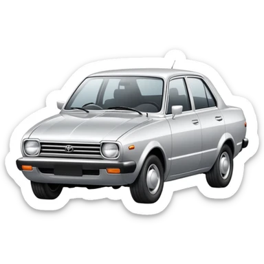 Toyota Corolla sedan car sticker