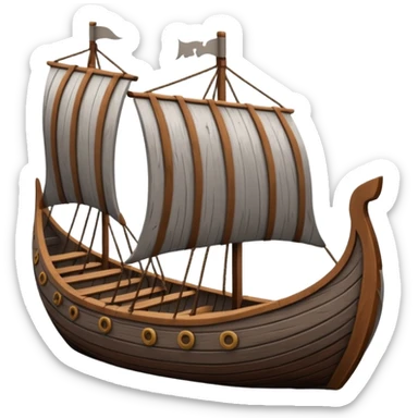 Barco vikingo sticker