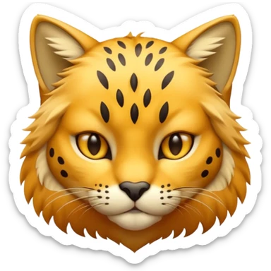 Wild cat sticker